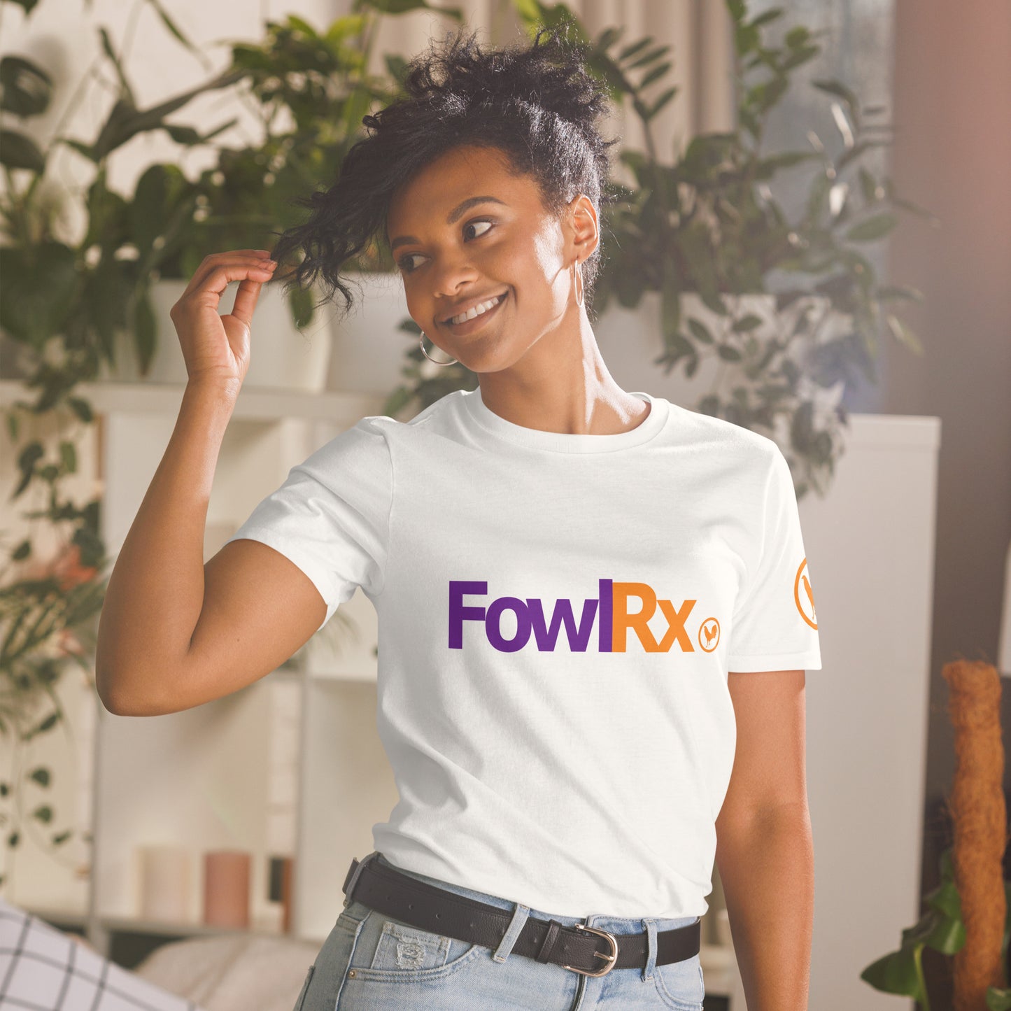 FOWLRX Gamefowl Rooster Short-Sleeve Unisex T-Shirt