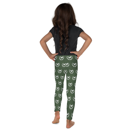 VS LOVE FOWL Green Gamefowl Kid's Leggings