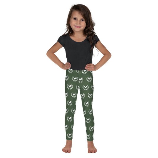 VS LOVE FOWL Green Gamefowl Kid's Leggings