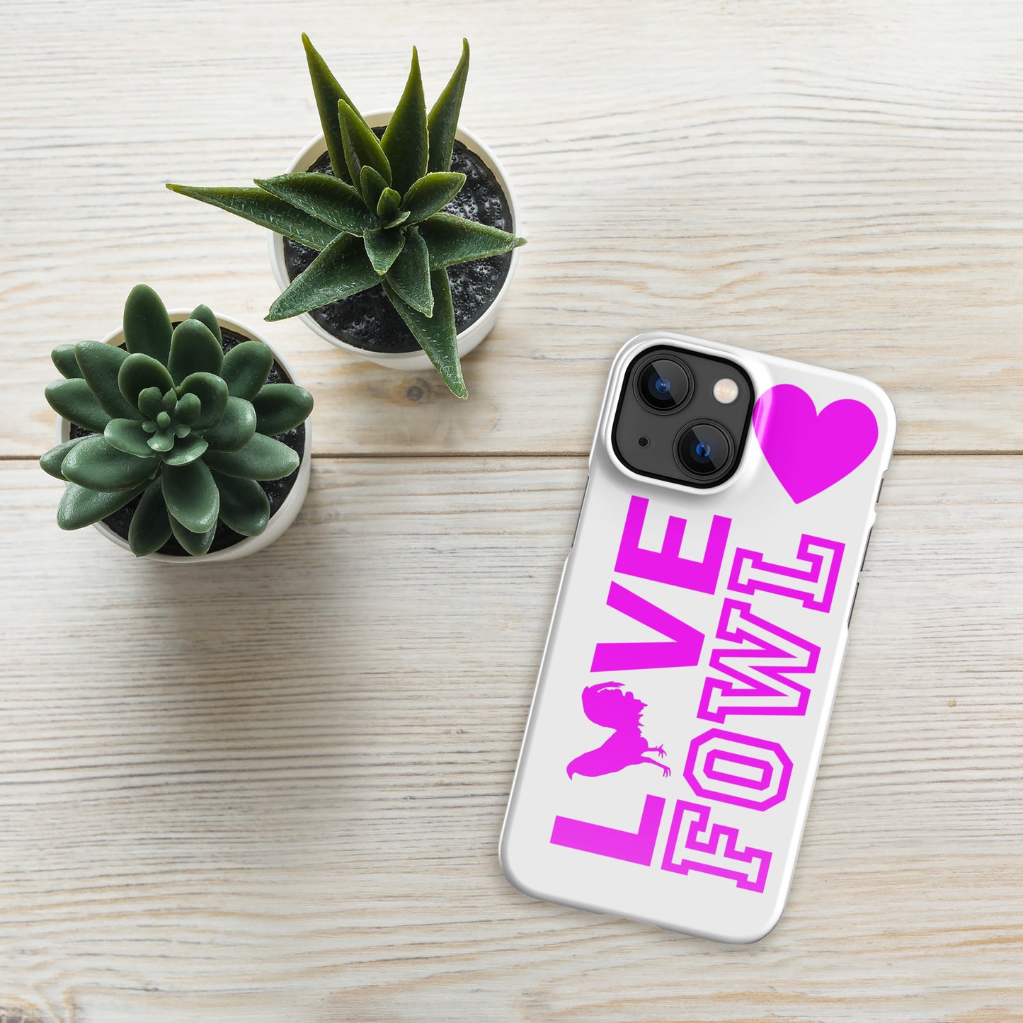 VS Pink LOVE FOWL Gamefowl Snap Case for iPhone®