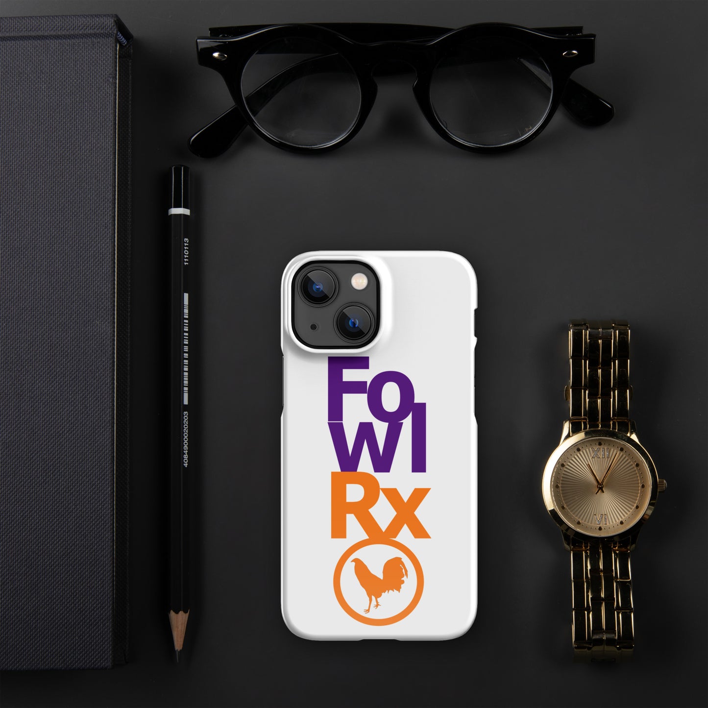 FOWLRX White Gamefowl Snap Case for iPhone®