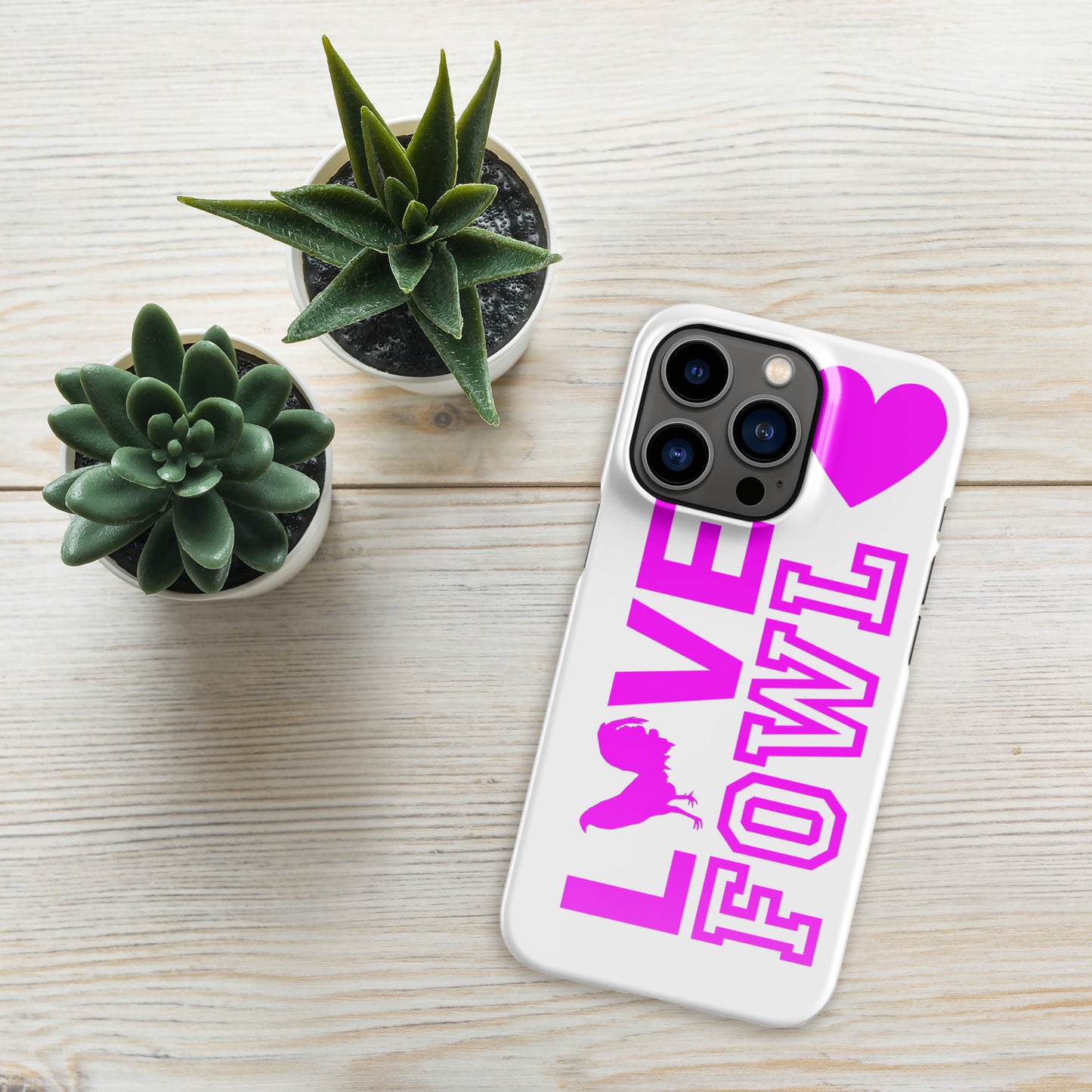 VS Pink LOVE FOWL Gamefowl Snap Case for iPhone®