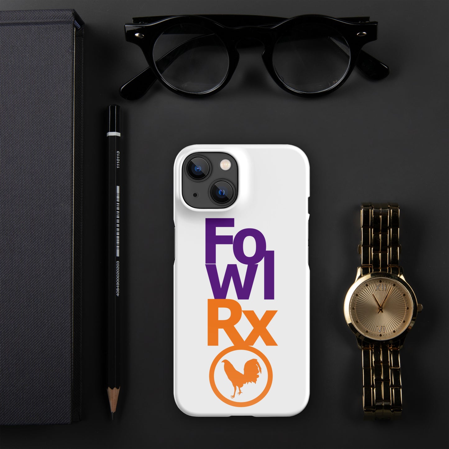 FOWLRX White Gamefowl Snap Case for iPhone®