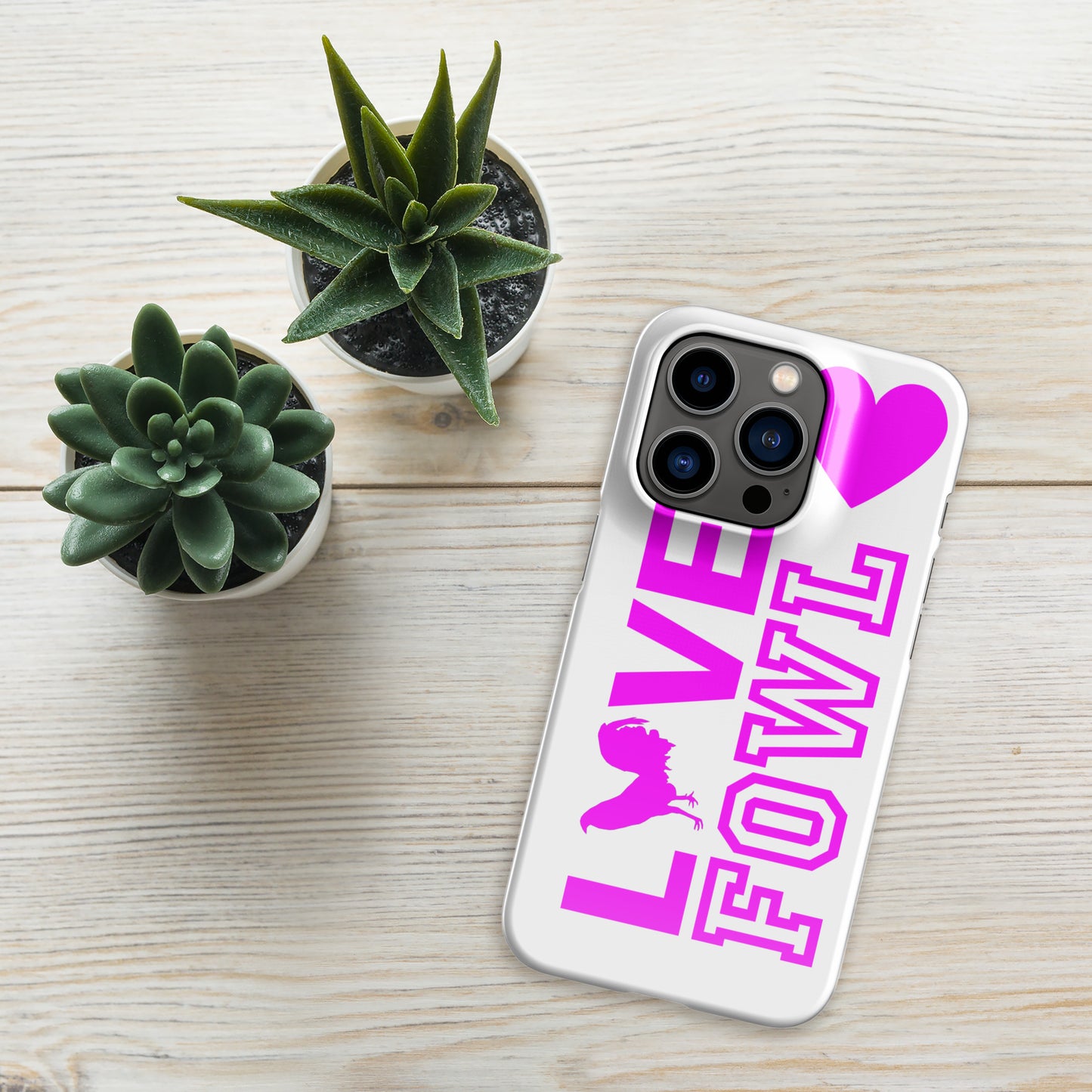 VS Pink LOVE FOWL Gamefowl Snap Case for iPhone®