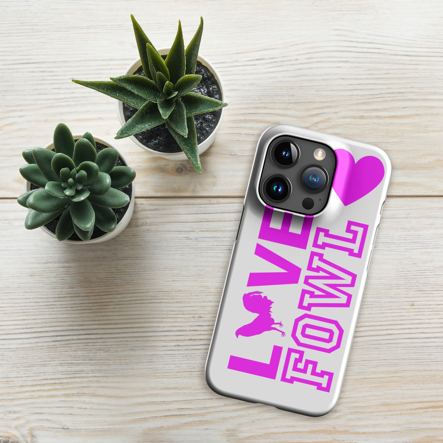 VS Pink LOVE FOWL Gamefowl Snap Case for iPhone®
