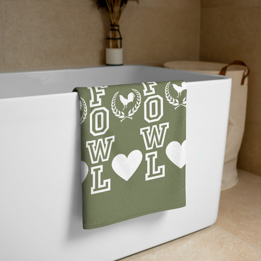 VS LOVE FOWL Finch White Gamefowl Towel