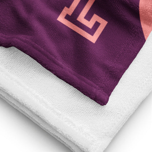 VS LOVE FOWL Palatinate White Pink Combo Gamefowl Towel