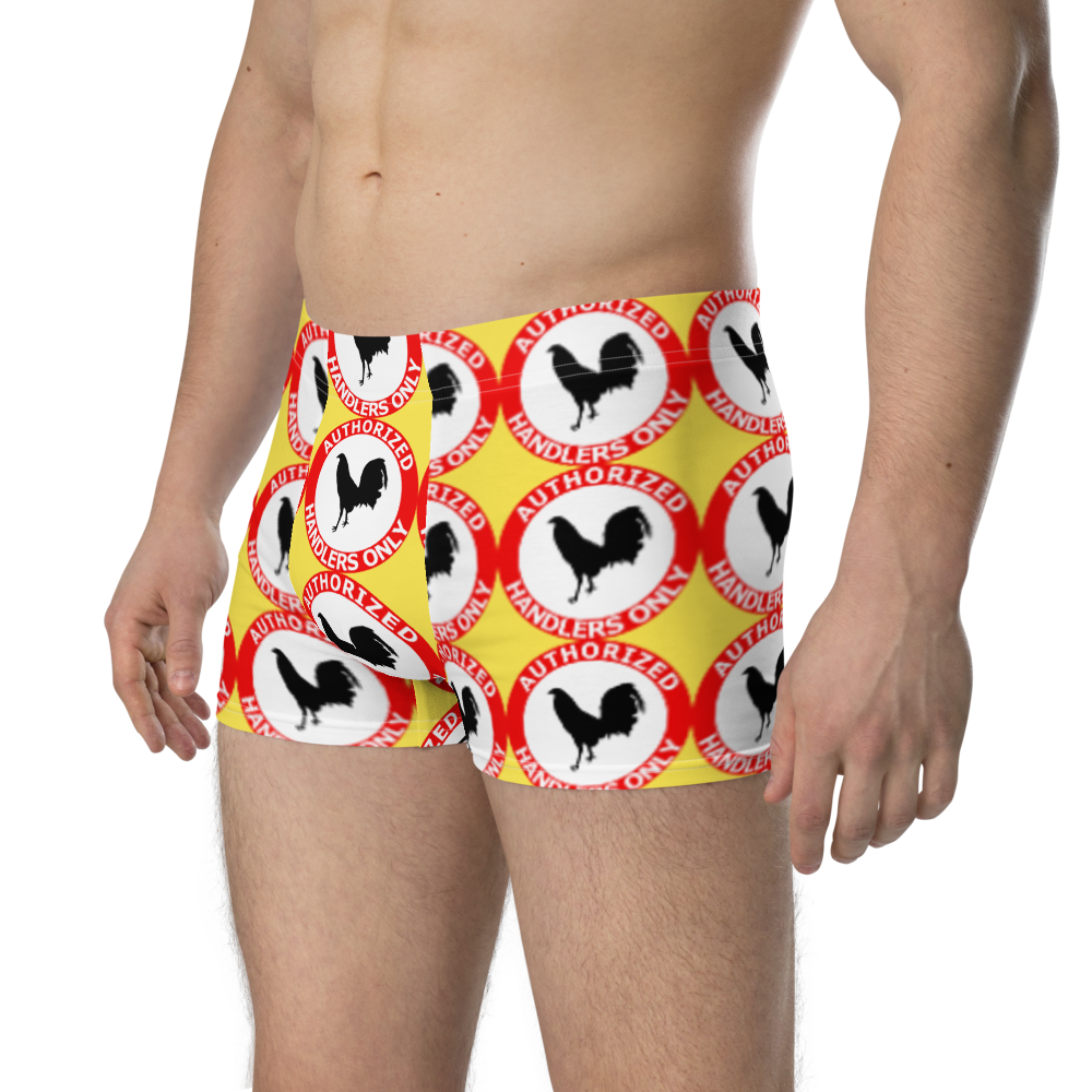 Boxer AUTHORIZED HANDLERS ONLY Gamefowl Rooster Daisy Briefs