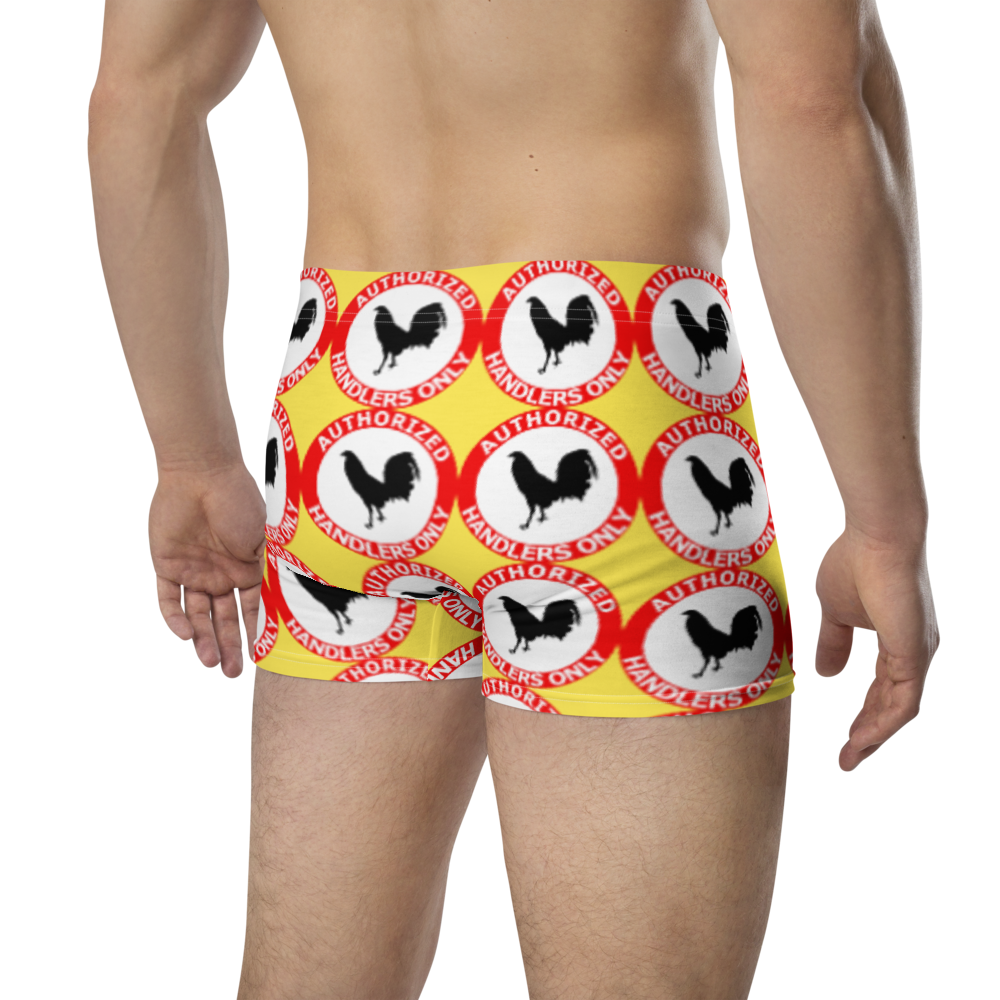 Boxer AUTHORIZED HANDLERS ONLY Gamefowl Rooster Daisy Briefs