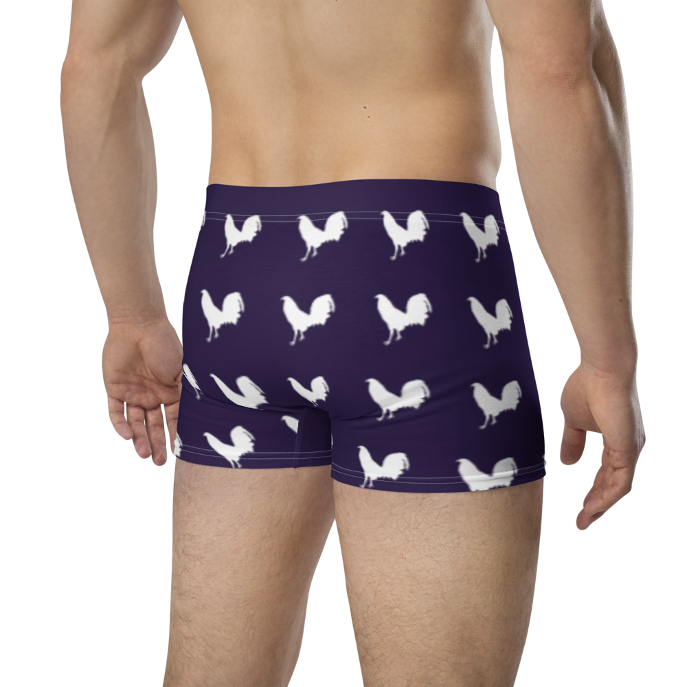 Boxer WHITE COCK Gamefowl Rooster TOLOPEA Briefs