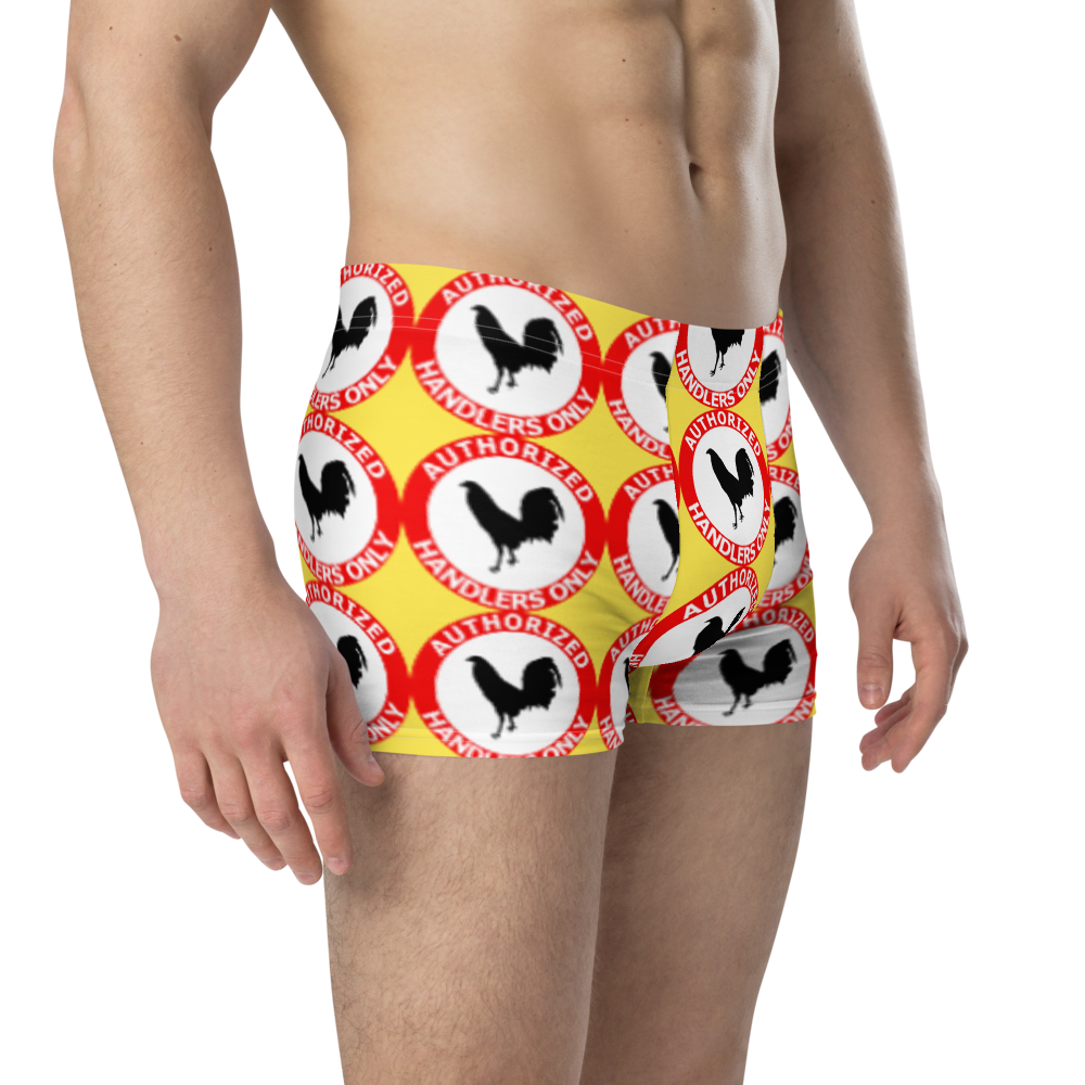 Boxer AUTHORIZED HANDLERS ONLY Gamefowl Rooster Daisy Briefs