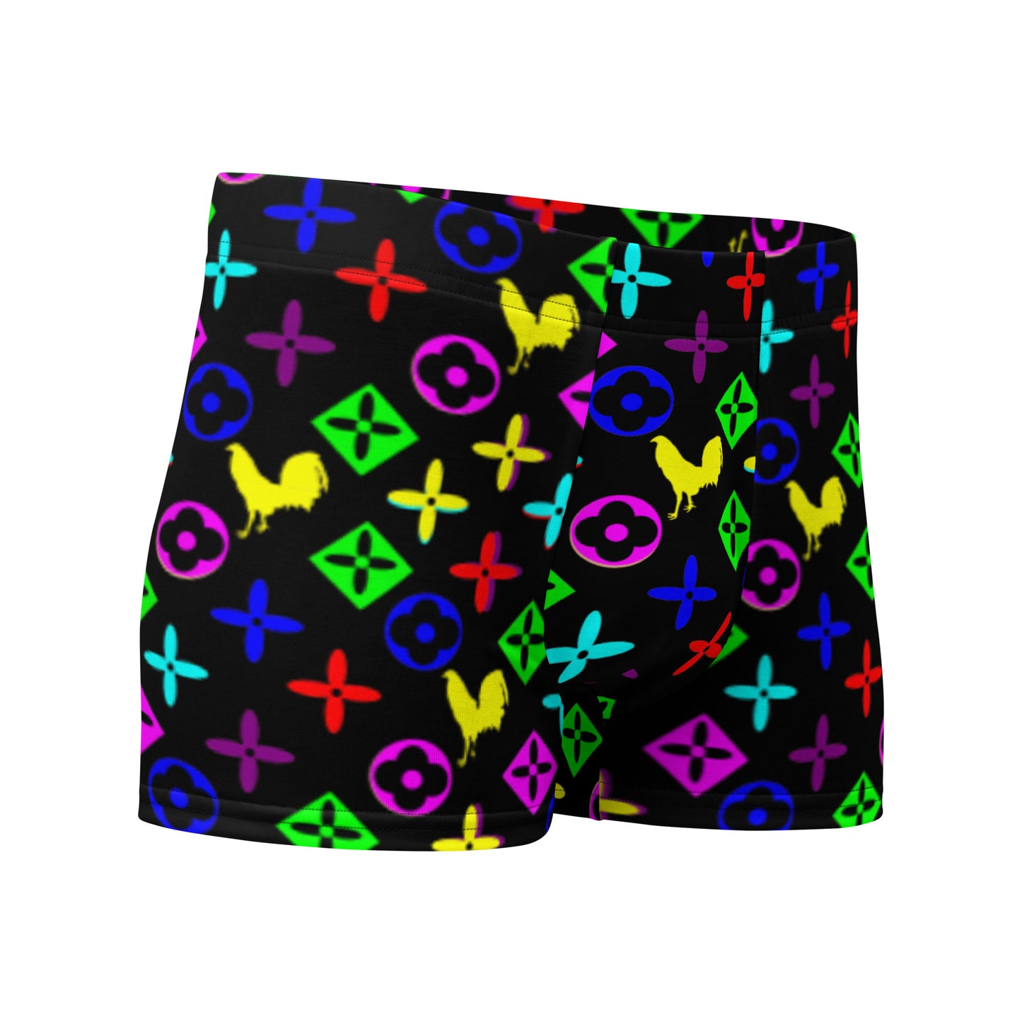 Designer Collection Pastel Black Gamefowl Rooster Briefs