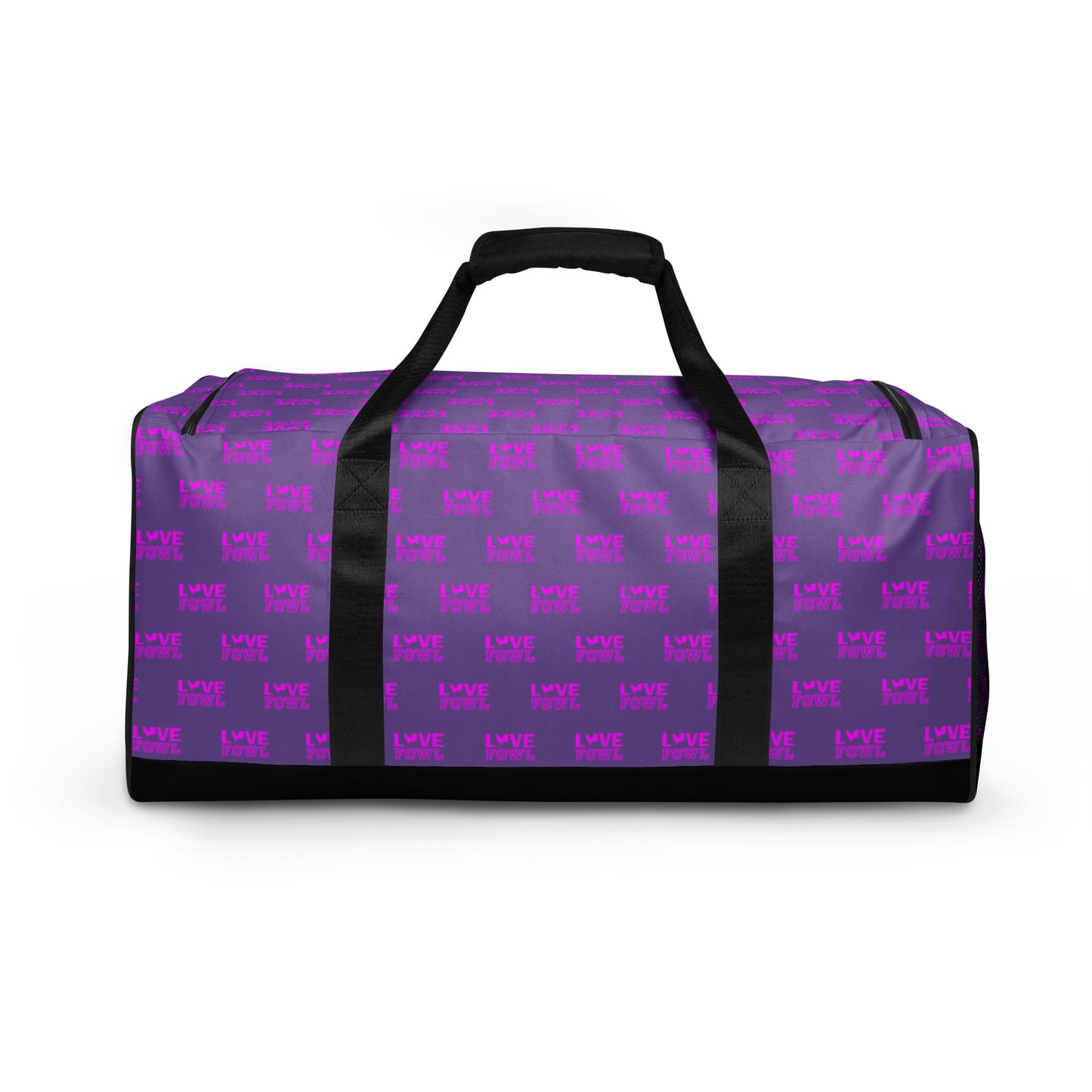 PINK VS LOVE FOWL Pattern Gamefowl Rooster Indigo Duffle Bag