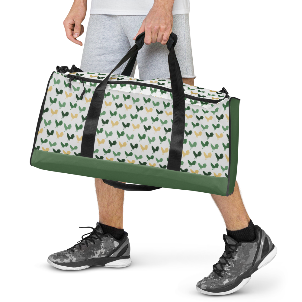 CAMO COCK WHISPER AMULET Gamefowl Rooster Duffle Bag