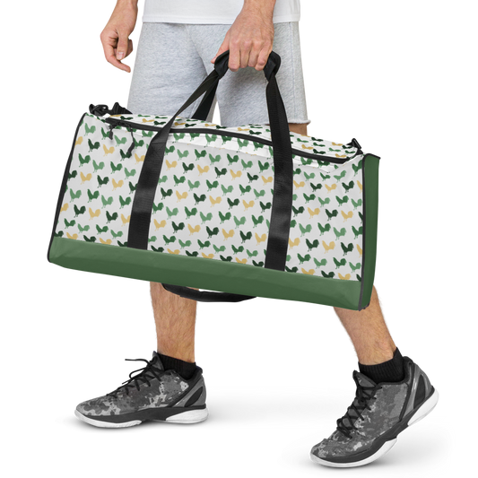 CAMO COCK WHISPER AMULET Gamefowl Rooster Duffle Bag