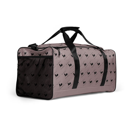 BLACK COCK TITF Careys Pink Gamefowl Rooster Duffle Bag