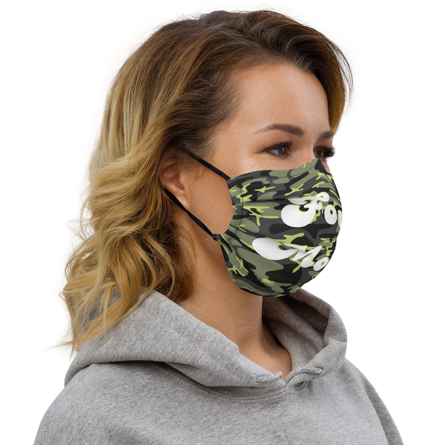Fowl Mouth Collection Dark Camo Gamefowl Rooster Face Mask