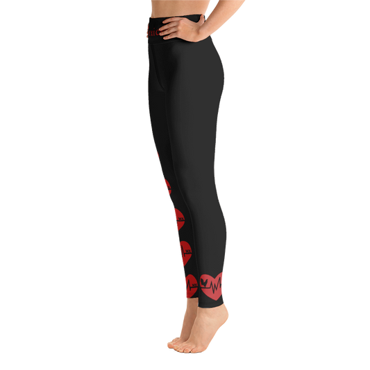Yoga HEARTBEAT MEXICO Gamefowl Rooster Leggings