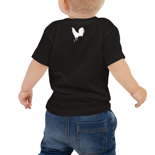 Baby COMIC STRUNG 5-0 Gamefowl Rooster Short Sleeve Tee
