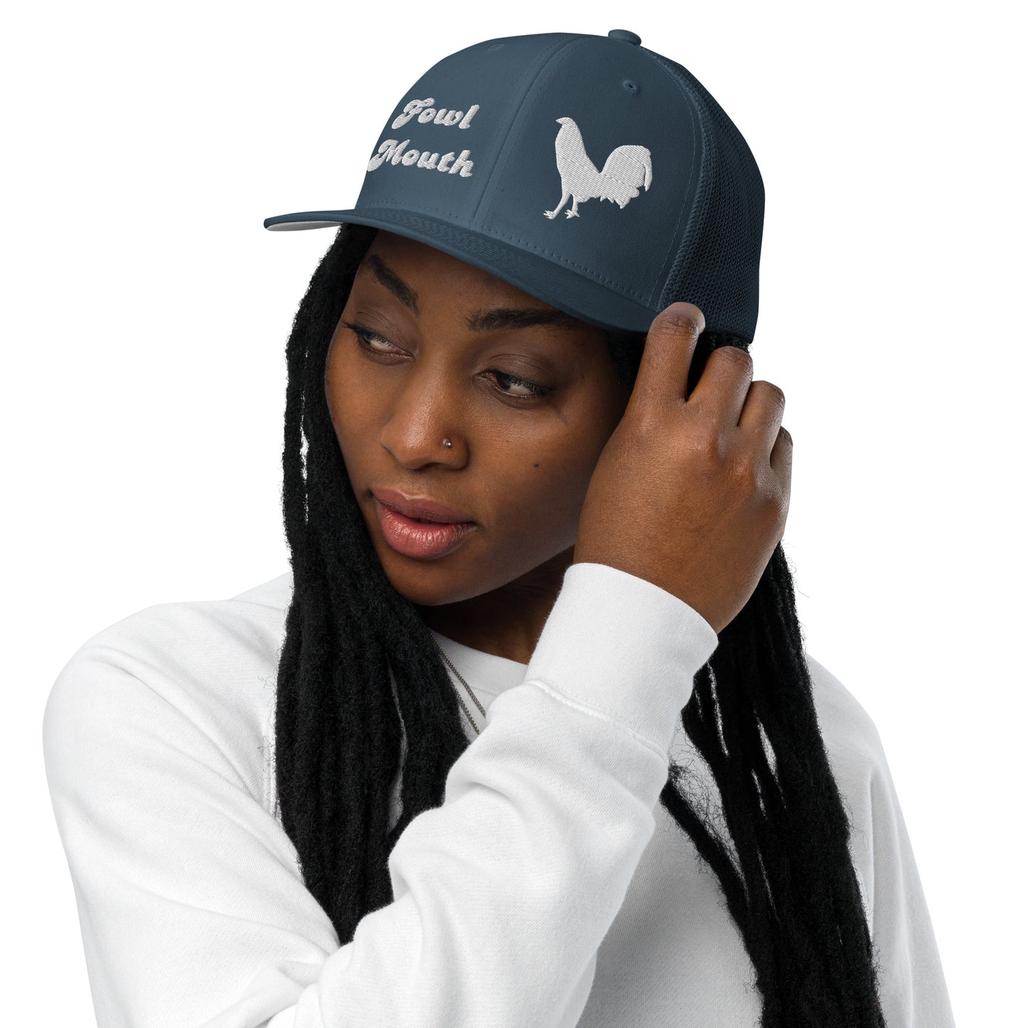 Fowl Mouth Collection Gamefowl Rooster Trucker Hat