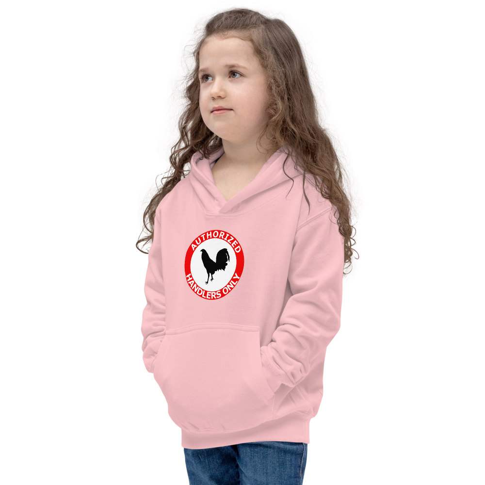 Kids AUTHORIZED HANDLERS ONLY Gamefowl Rooster Hoodie