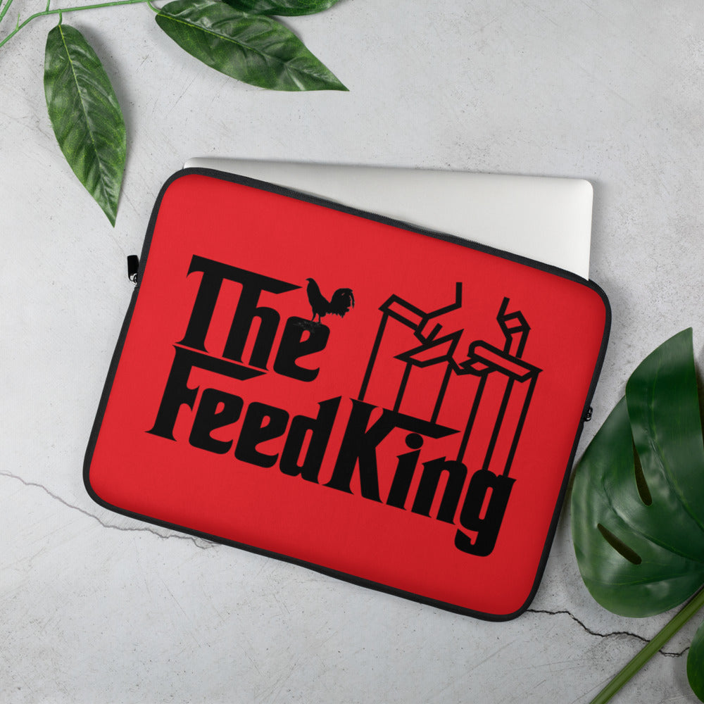 Laptop THE FEED KING CORLEONE Gamefowl Rooster Sleeve Red Black