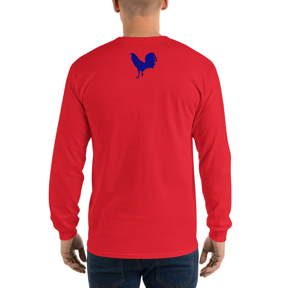 Men’s F FOWL MOUTH Gamefowl Rooster Long Sleeve Shirt