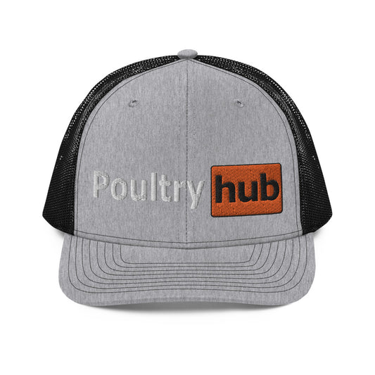POULTRY HUB Gamefowl Rooster Trucker Cap
