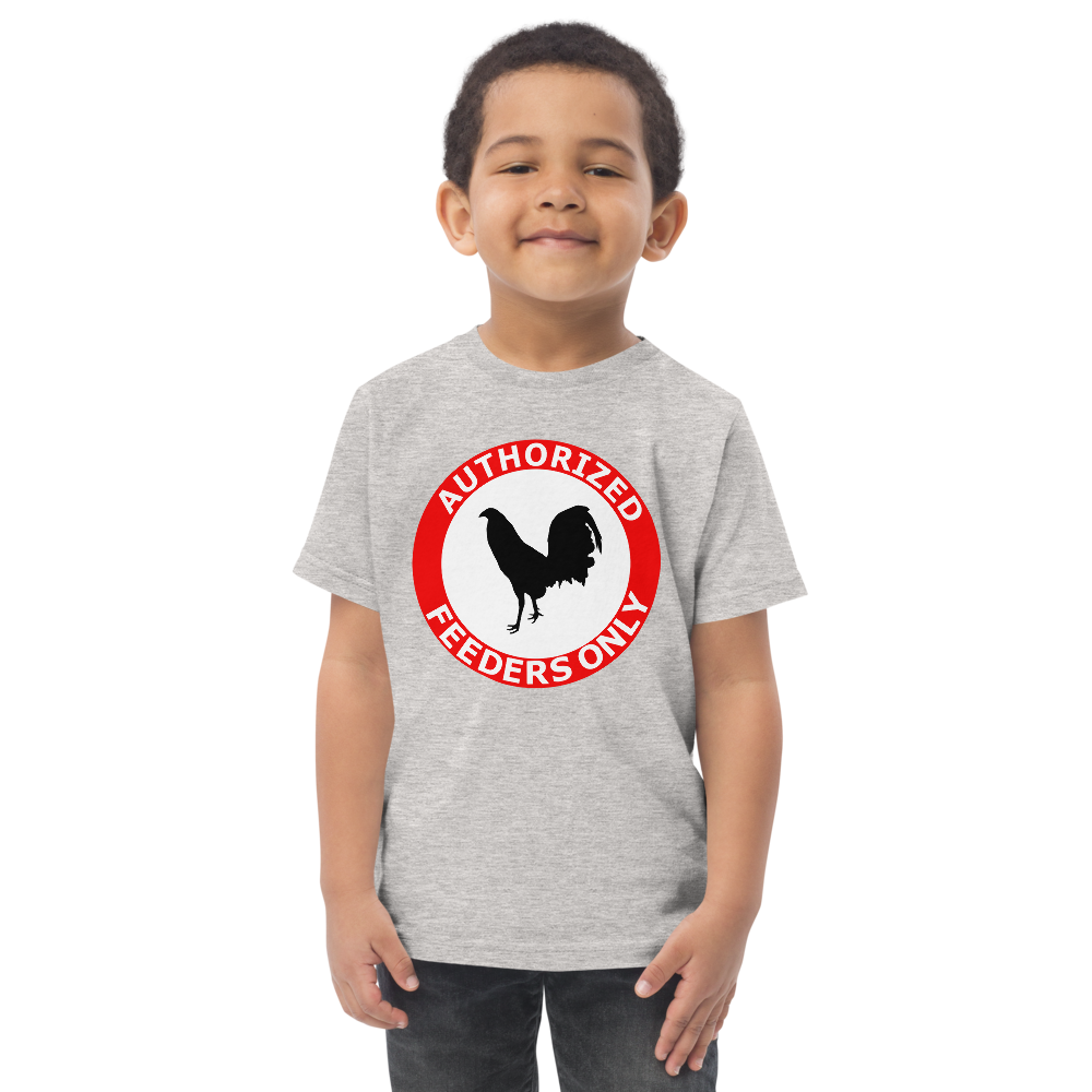 Kids AUTHORIZED FEEDERS ONLY Gamefowl Rooster Tee