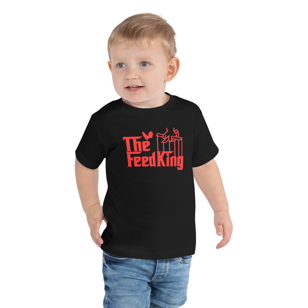 Toddler THE FEED KING CORLEONE Gamefowl Rooster Tee