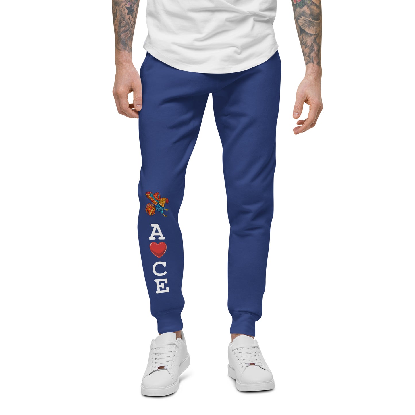 Unisex DECK OF CARDS ACE Gamefowl Rooster Sweatpants