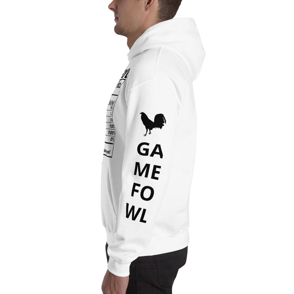 NUTRITION FACTS Gamefowl Rooster Unisex Light Hoodie