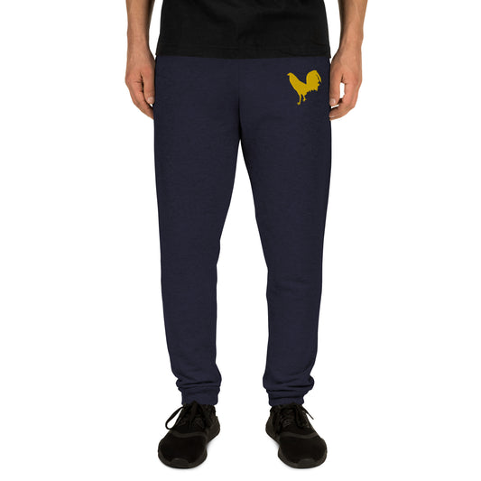 Men's Gold Cock Gamefowl Rooster Jogger Pants