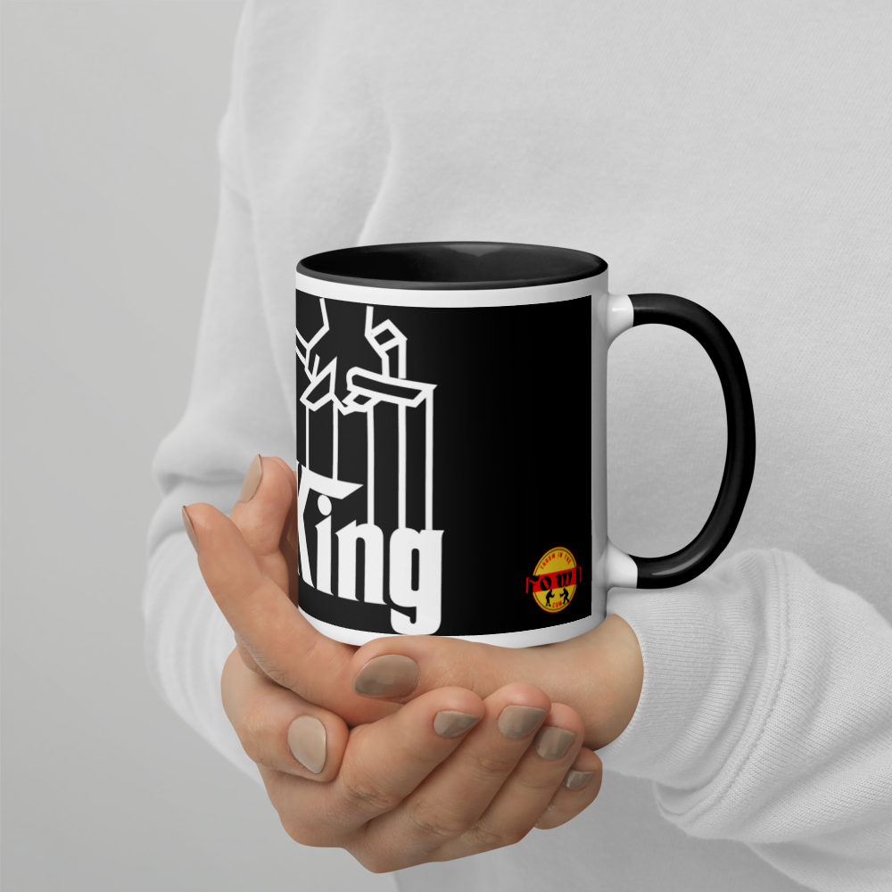 THE FEED KING CORLEONE Gamefowl Rooster with Various Colors Inside Mug