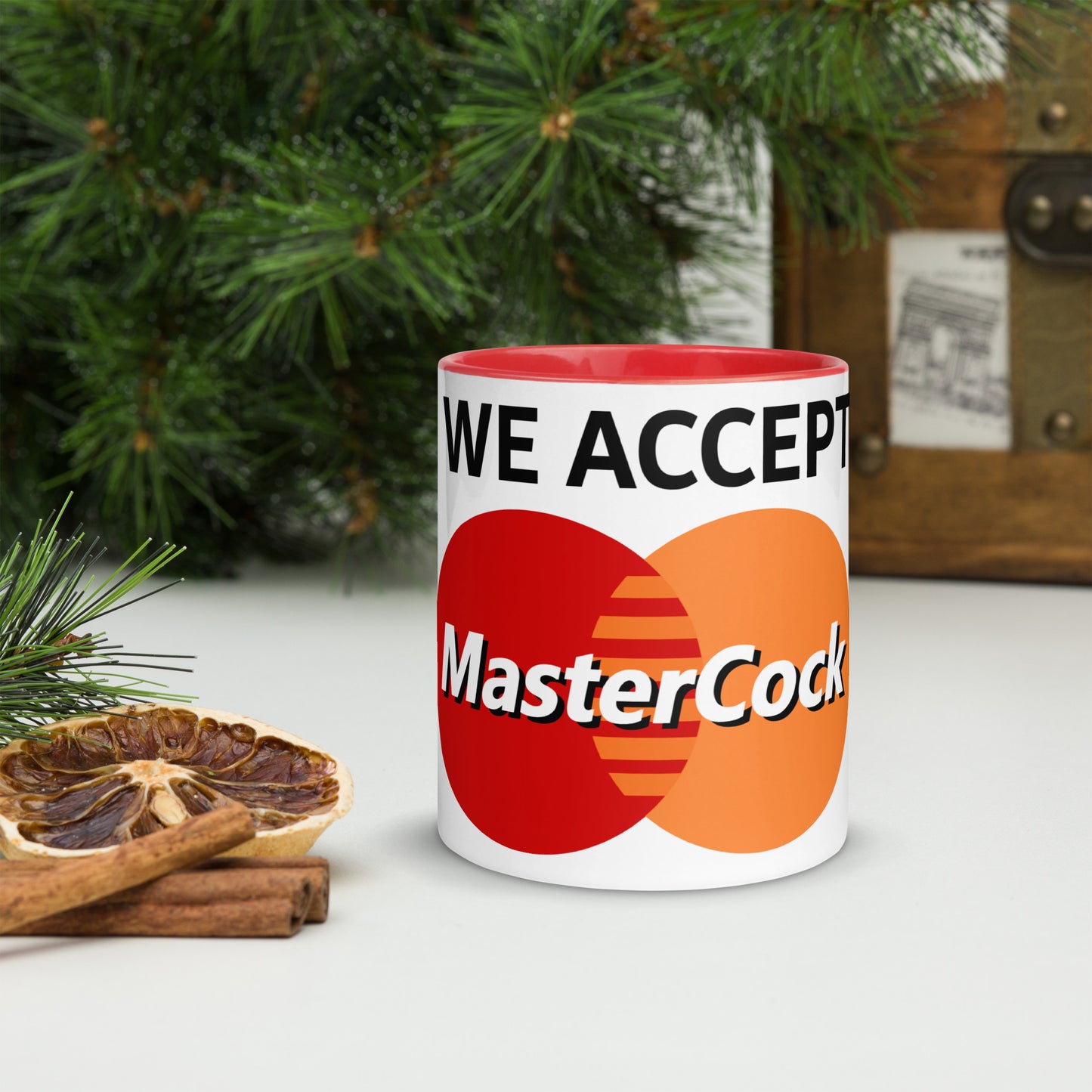 MASTERCOCK Gamefowl Rooster Mug with Color Inside