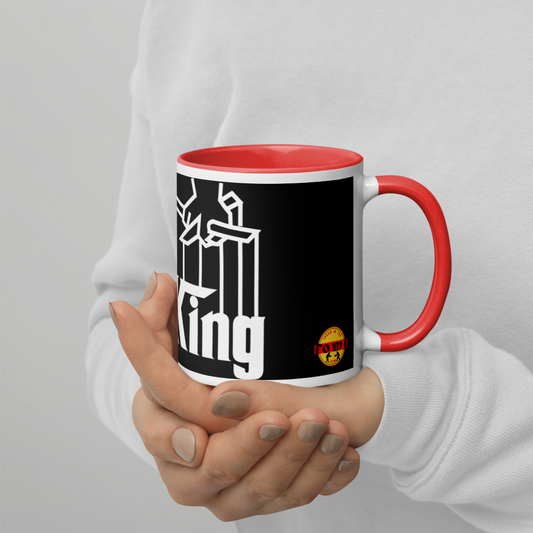 THE FEED KING CORLEONE Gamefowl Rooster with Various Colors Inside Mug