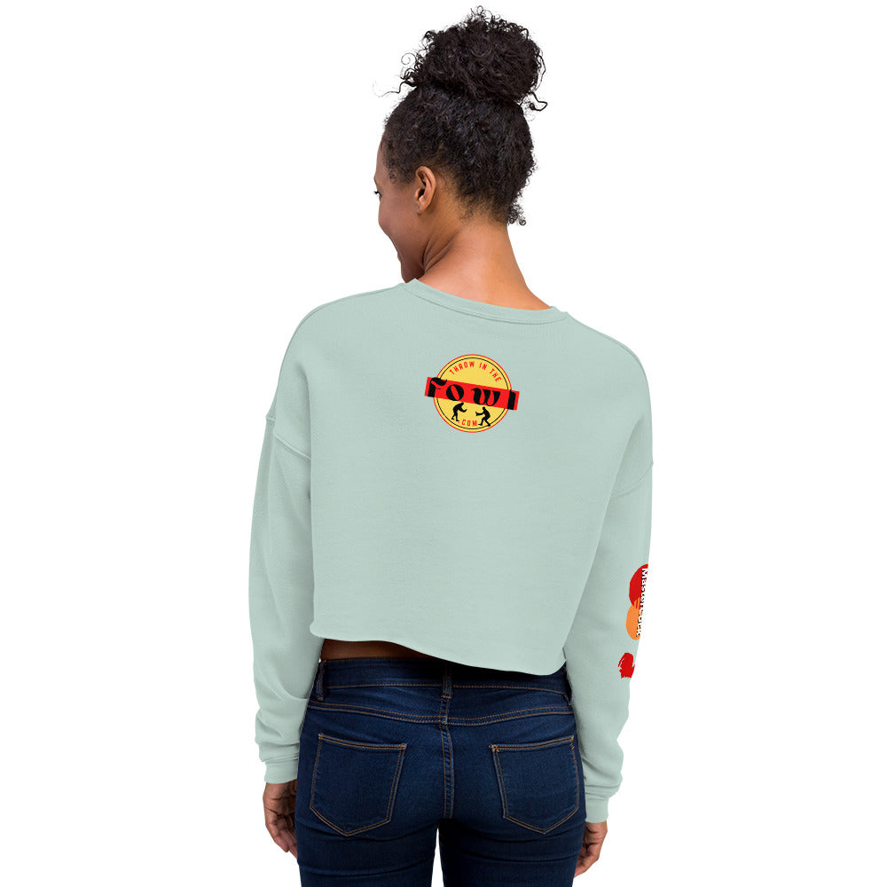 MASTERCOCK Women's Gamefowl Rooster Crop Sweatshirt