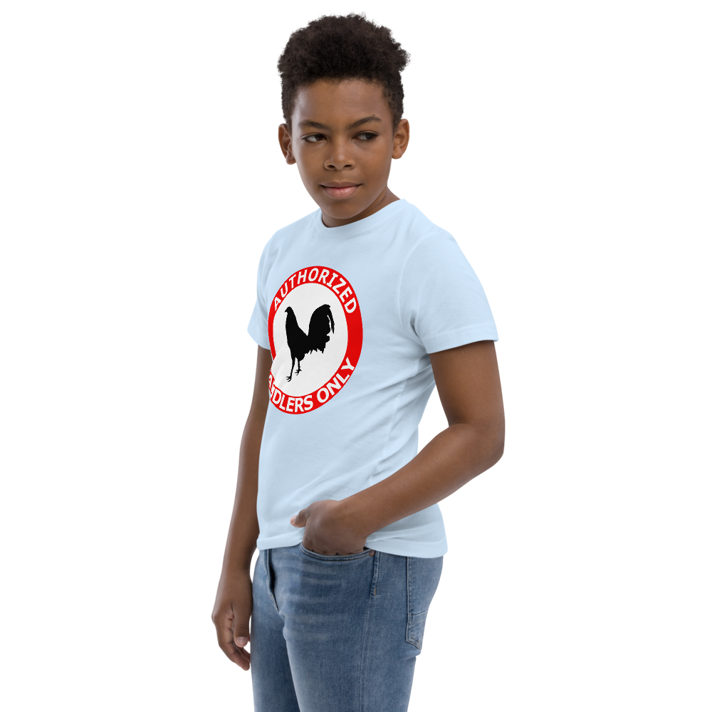 Youth AUTHORIZED HANDLERS ONLY Gamefowl Rooster Jersey Tee