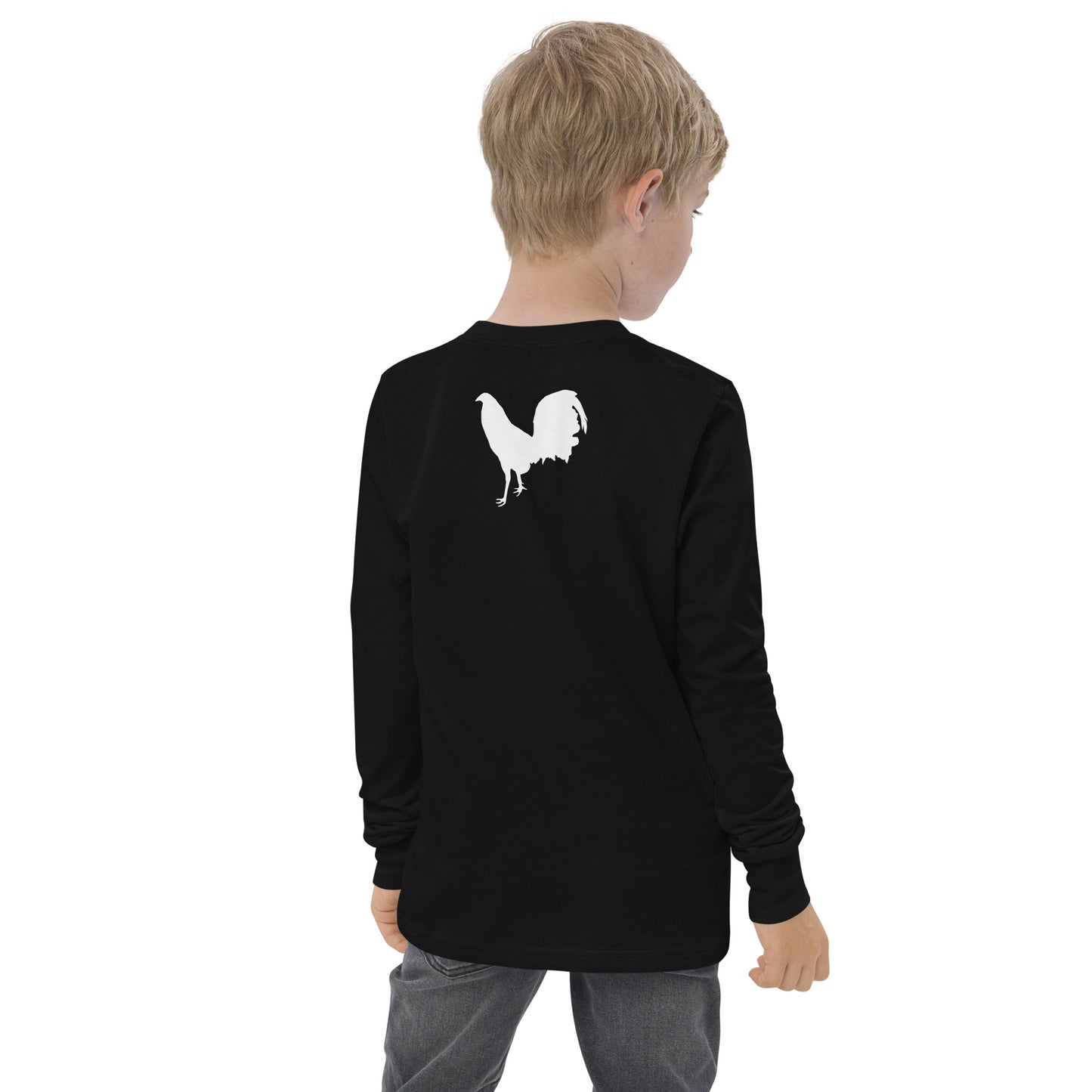 NUTRITION FACTS Gamefowl Rooster Dark Youth Long Sleeve