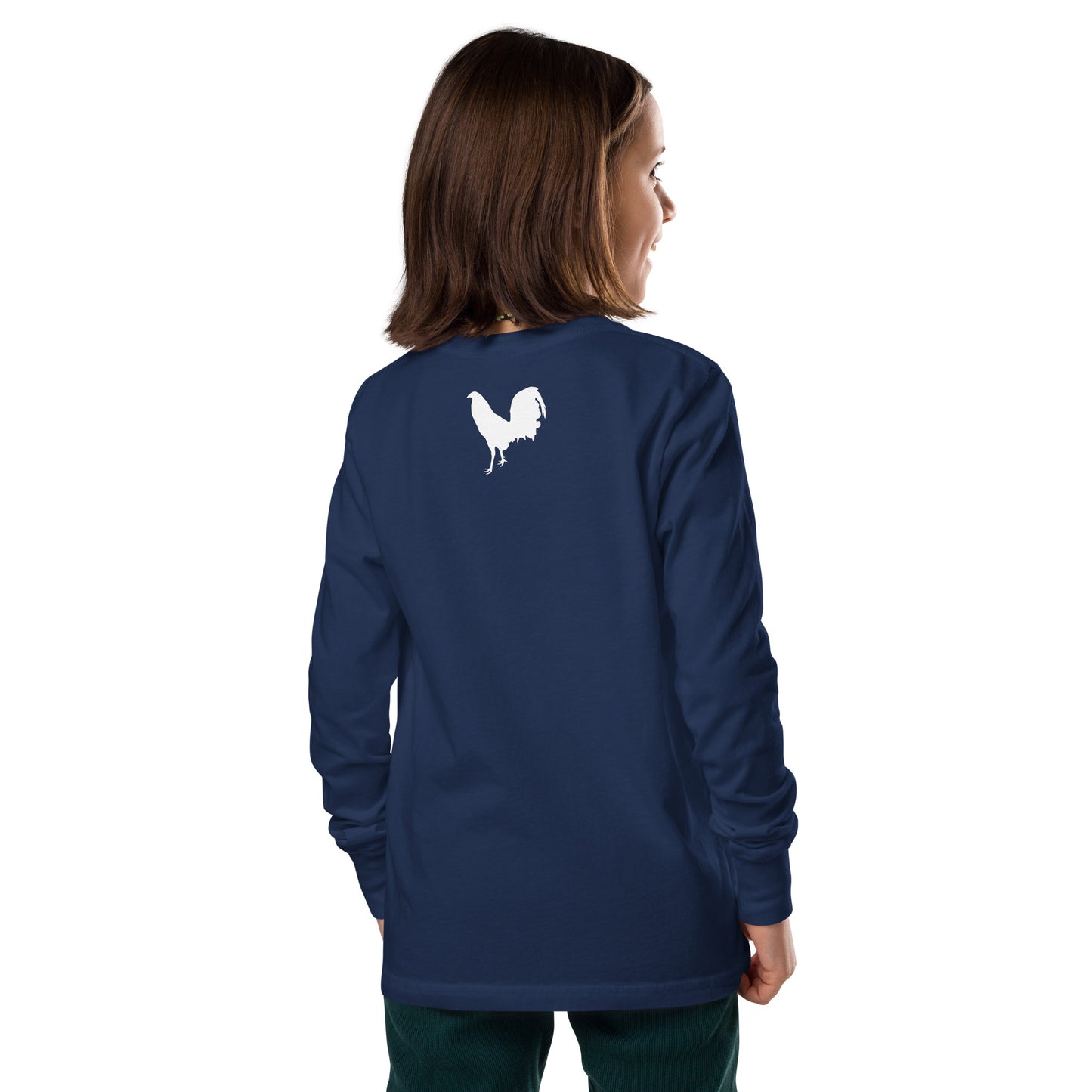 Fowl Mouth Collection Gamefowl Rooster Youth Long Sleeve