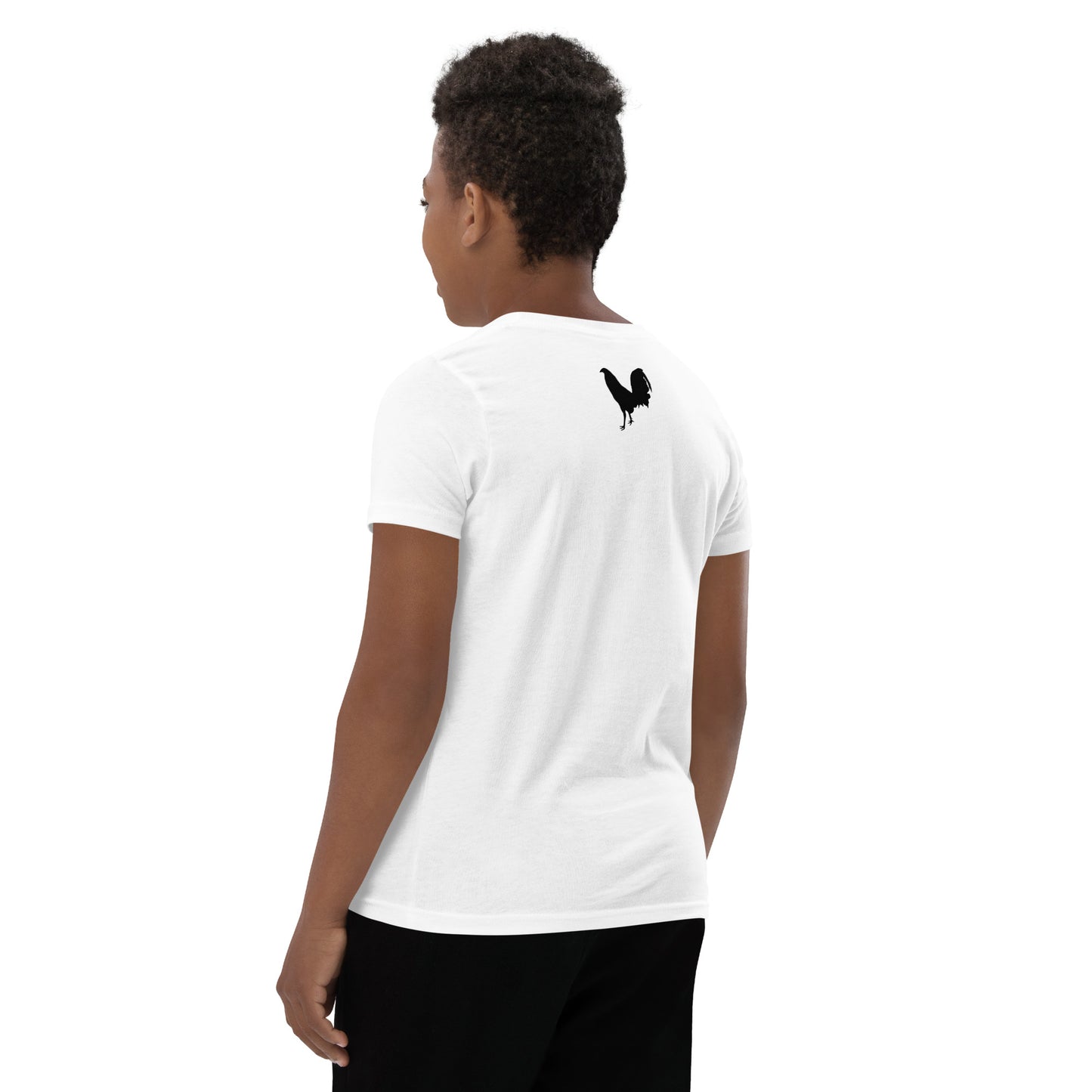 NUTRITION FACTS Gamefowl Rooster Light Youth Tshirt